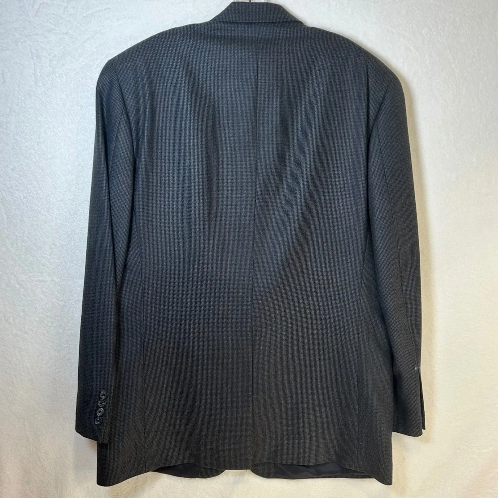 Lauren Ralph Lauren Mens 44L Sport Coat Blazer Jacket Gray Pure Wool